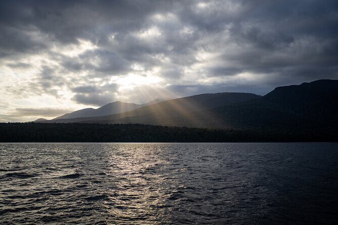 Champagne Sightseeing Cruise on Lake Te Anau - The remote bay stop: anchor down, engine off, and take your photos