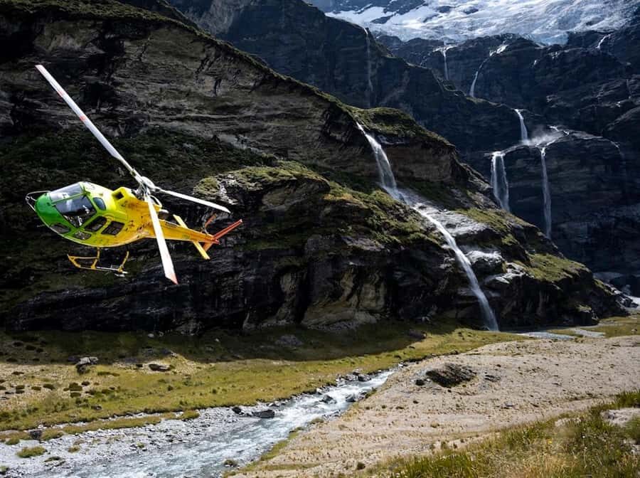Earnslaw Burn Glacier & Waterfalls | 45 mins from Glenorchy - The Mt Earnslaw photo stop: your first close look