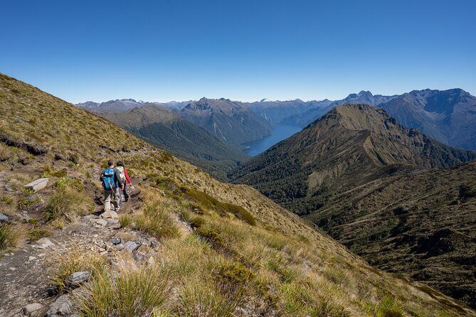 Fiordland Heli-hike from Te Anau - Te Anau departure and the 25-minute helicopter over Lake Te Anau