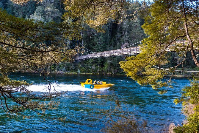 Fiordland Jet Boat and Biking Combo from Te Anau - Upper Waiau River jet boating: spins, speed, and real viewpoint momentum