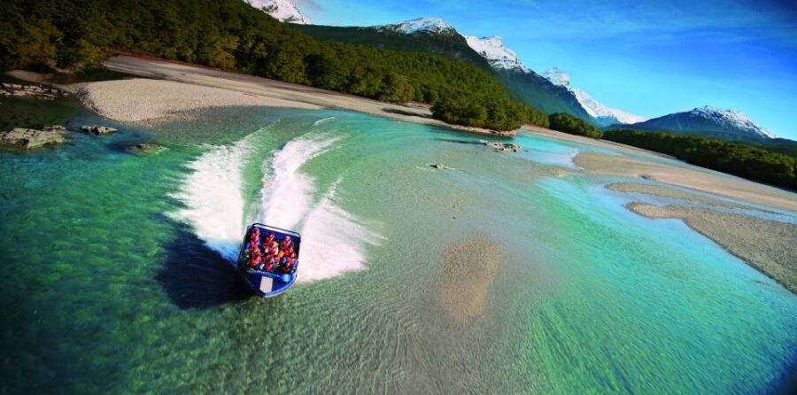 From Queenstown: Dart River Canoe & Jet Boat Day Trip - Paradise Valley back-country bus tour: film-country without the theme-park vibe