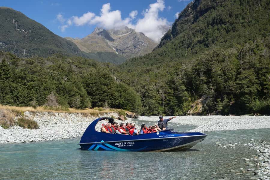 From Queenstown: Dart River Wilderness Jet Boat Experience - Check-in at the Dart River base: quick prep, then out into the wind