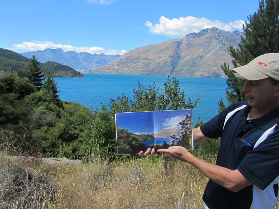 From Queenstown: Lord Of The Rings Tour to Glenorchy - Bennetts Bluff, the historic wharf, and the red shed