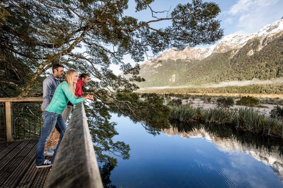 From Queenstown: Milford Sound Day Trip on Premium Coach - Premium coach comfort: glass roof, USB ports, and app-based narration