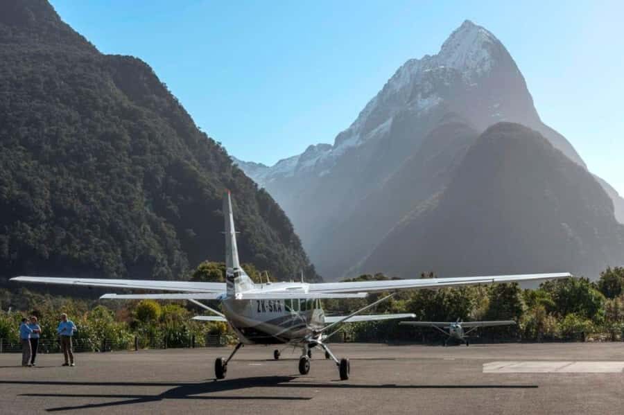 From Queenstown: Milford Sound Flight and Cruise with Lunch - Landing beneath Mitre Peak: why the arrival feels special