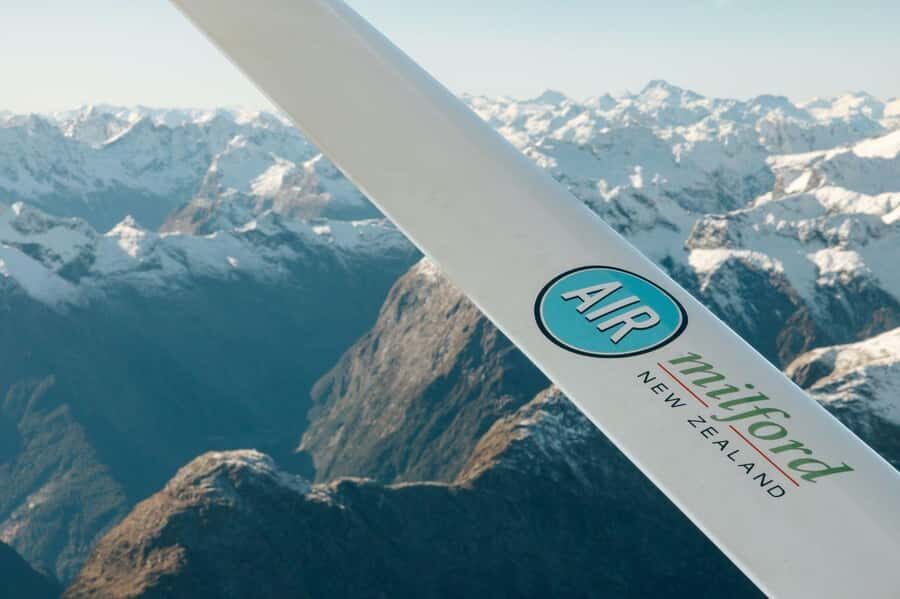 From Queenstown: Milford Sound Flight and Nature Cruise - Flying the full length of Milford Sound and landing under Mitre Peak