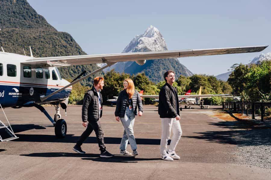 From Queenstown: Milford Sound Full-Day Trip by Plane & Boat - Flying over Fiordland: what you see from above
