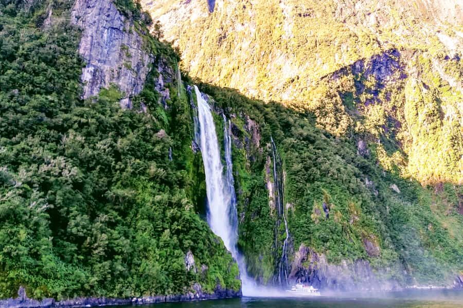 From Queenstown: Milford Sound Premium Day Tour and Cruise - The Anita Bay moment: Maori greenstone story on the water