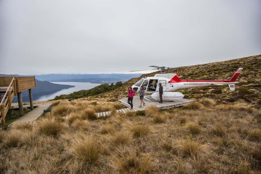From Te Anau: Full Day Kepler Track Guided Heli-Hike - Luxmore Hut Tea Break and Alpine Learning with Your Guide