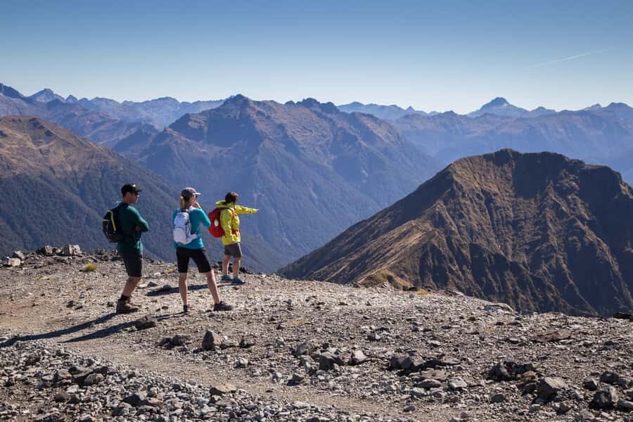 From Te Anau: Full Day Kepler Track Guided Heli-Hike - Down Through Beech Forest to Brod Bay and Lake Te Anau