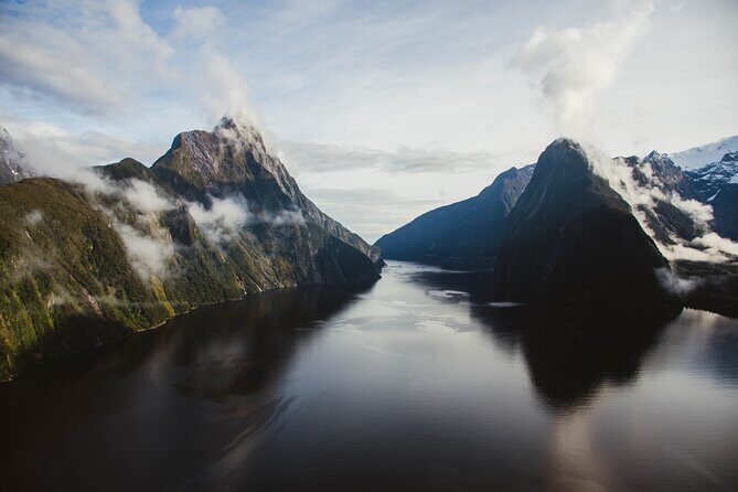 Glacier Galore Helicopter Scenic Flight from Milford Sound - Milford Sound Airport Views and the Bowen Falls First Look