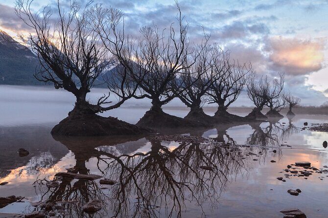 Glenorchy Private Day Trip from Queenstown: TravelnGo - Stop 1: Moke Lake for mirror-like calm