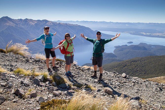 Guided Kepler Track Heli Hike - The helicopter lift to Luxmore Hut: fast access to real height