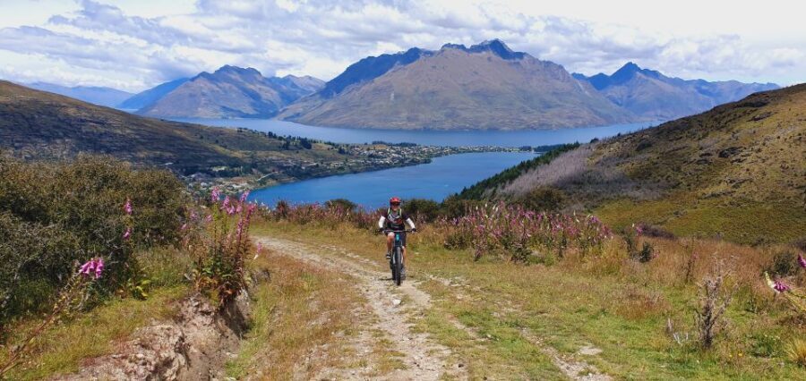 Guided Mountain E-bike Tour - Ride to the Sky - The view stop at the top is worth the work