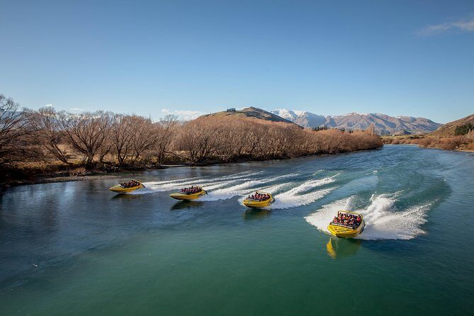 KJet Queenstown Jet Boat Ride on the Kawarau and Shotover Rivers - Shotover River: Shallow-Water Thrills and 360-Degree Spins