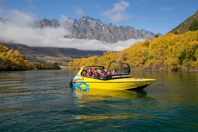 KJet Queenstown Jet Boat Ride on the Kawarau and Shotover Rivers - Price and Value for a $92.47 Per Person Hour
