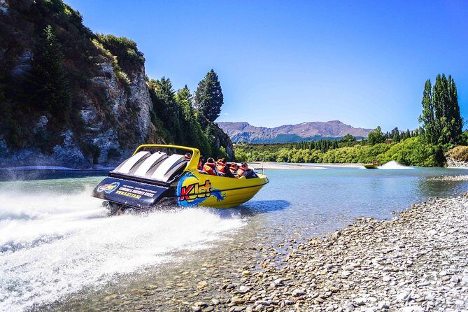 KJet Queenstown Jet Boat Ride on the Kawarau and Shotover Rivers - Kawarau River and Kawarau Dam: The Turning Point