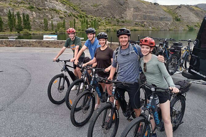 Lake Dunstan Cycleway Bike Rental And Return Shuttle - Hugo Suspension Bridge and the rockface clip-on sections