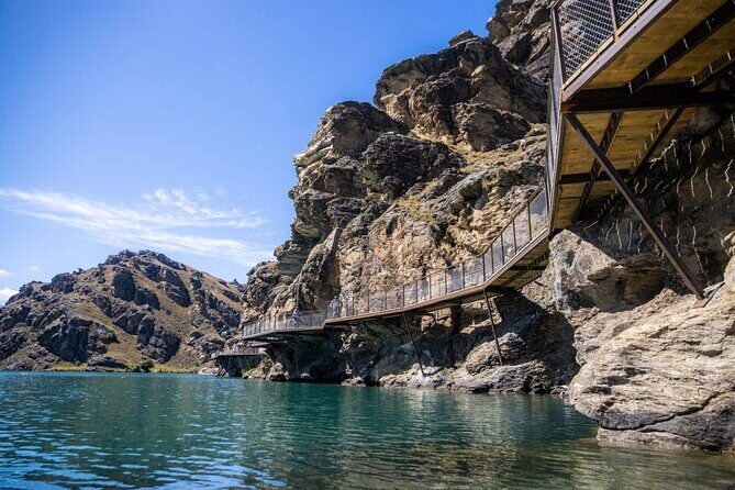 Lake Dunstan Discovery Day Tour by eBike with Shuttle - Stop 2: Clyde Dam—views, water, and “okay, I get it”