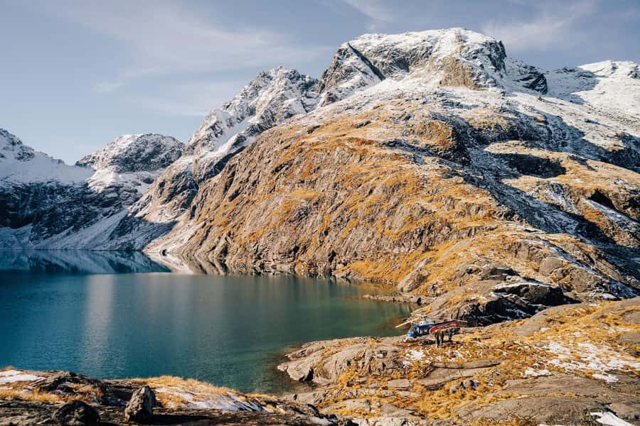 Milford Sound: 1.5-Hour Helicopter Tour with Two Landings - Landing at Milford Sound: your 15 minutes on the fjord