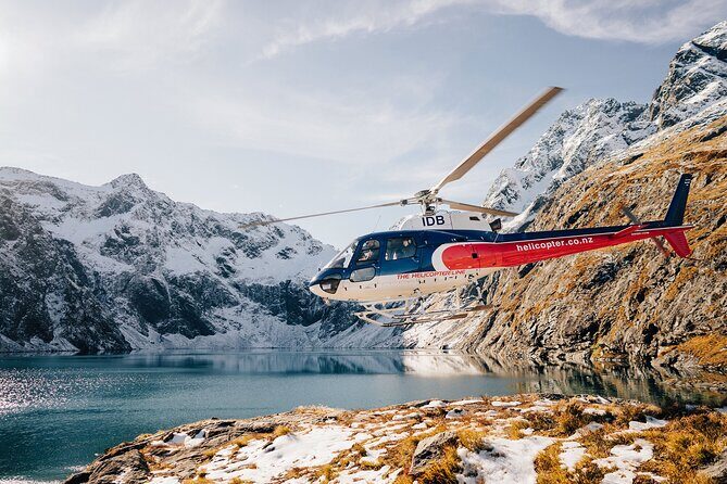 Milford Sound Heli Tour from Queenstown with 2 Alpine Landings - Stop over Fiordland National Park: Te Wahipounamu from above
