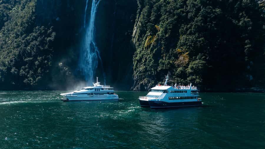 Milford Sound: Waterfalls, Wildlife, and Rainforest Cruise - Stepping aboard the Maiden of Milford: your three-deck setup