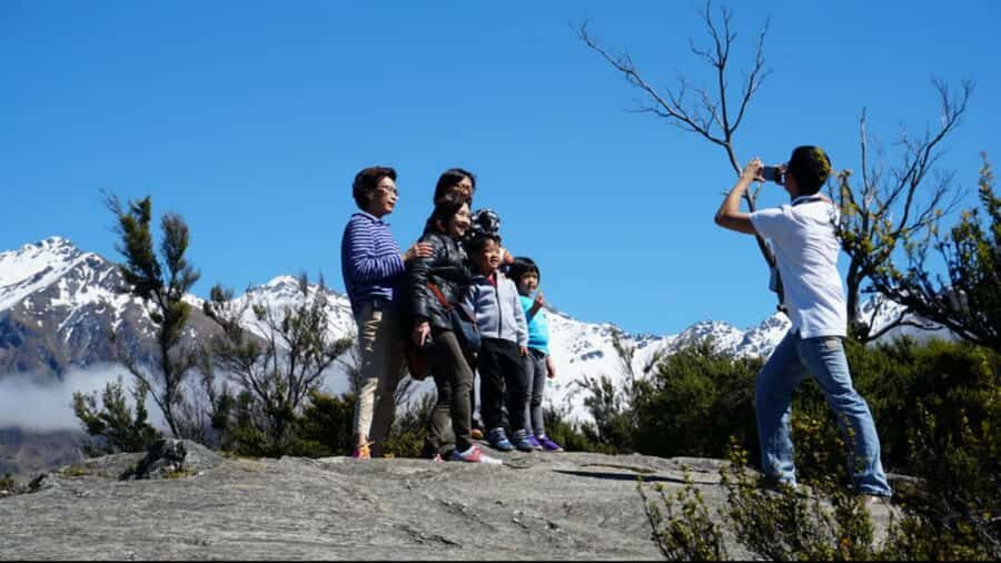Mou Waho Island: 3-Hour Cruise and Guided Nature Walk - Lookout rock and summit-lake moments for photos