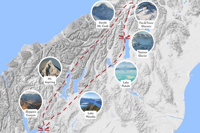 Mt. Cook Fly Explore Fly ex Queenstown by Glenorchy Air - Above Aoraki Mount Cook: why the flight is the main event