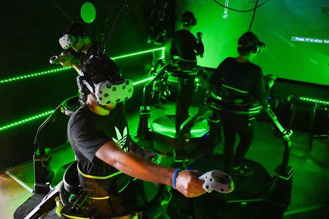 Omni VR - Multiplayer Virtual Reality - Picking your games: zombie, haunted, shooting, and escape-style fun