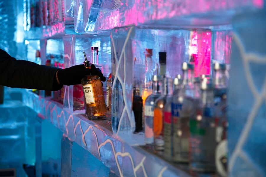 Queenstown: Ice Bar Entry with Warm Winter Gear and Drink - Ice shot luges and menu choices if you want extra fun