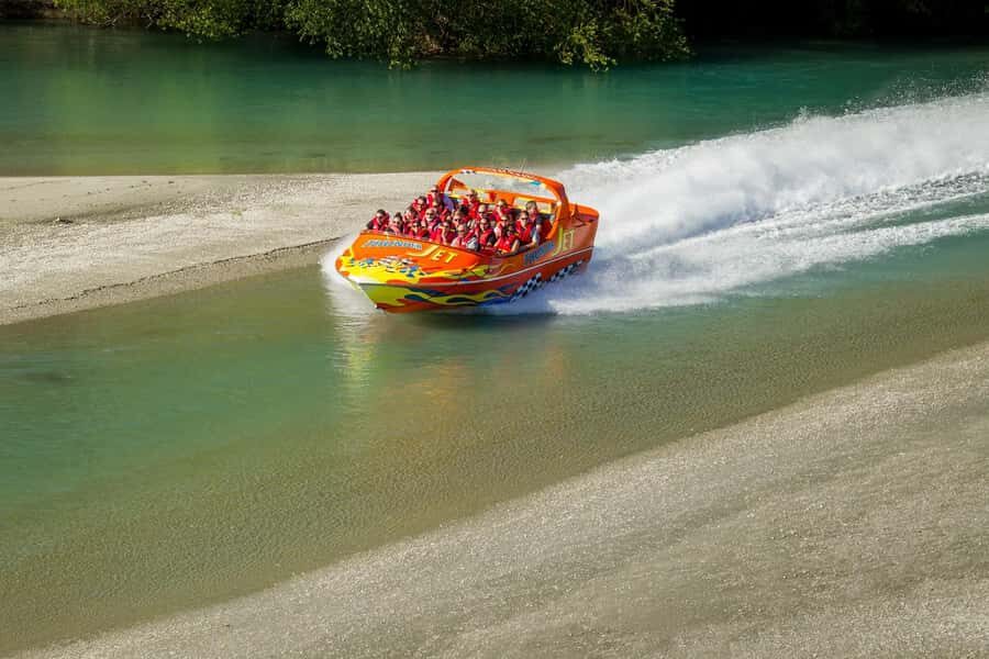 Queenstown: Jet Boat Adventure with Thunder Jet - Views that change every minute: The Remarkables and steep river edges