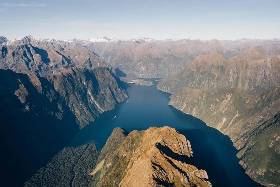 Queenstown: Milford Sound Cruise with Helicopter Transfer - 40 Minutes Up: Alpine Lakes, Waterfalls, and Glacier Country