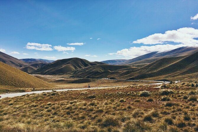 Queenstown to Christchurch One-Way Tour via Mt Cook & Lake Tekapo - Lake Pukaki: where the color does most of the talking
