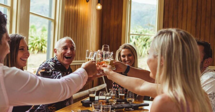 Queenstown: Twilight Wine and Craft Beer Tour - Stop 1 and Stop 2: two cellar doors and your choice of wine or craft beer
