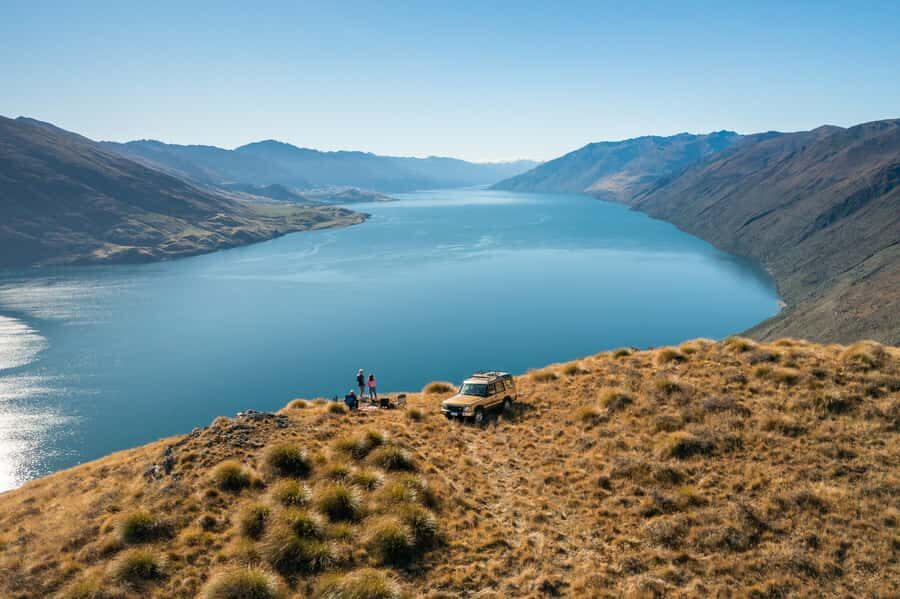 Wanaka: Mount Burke 4x4 Explorer and Boat Tour - Getting off the boat near Mount Burke: the moment the day turns quiet